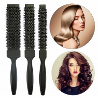 Private Label Square Ceramic Styling Hair Brush Ionic Roller Hair Brush For Curly Hair